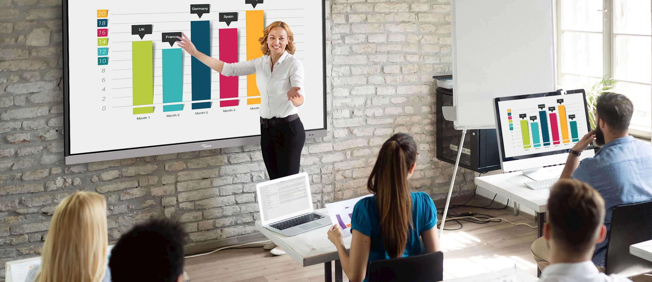 Pantallas interactivas